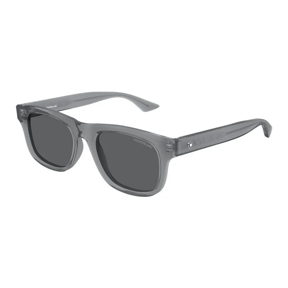 Mont Blanc MB0421S Sunglasses Grey Acetate Square